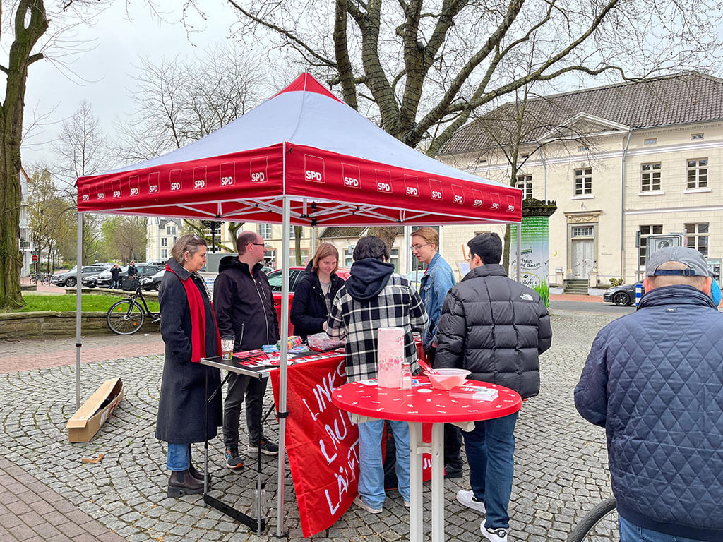 Jusos Infostand Klein Jusos Infostand Klein