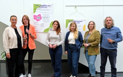 Unterstützung für Aktion zum Safe Abortion Day 2025