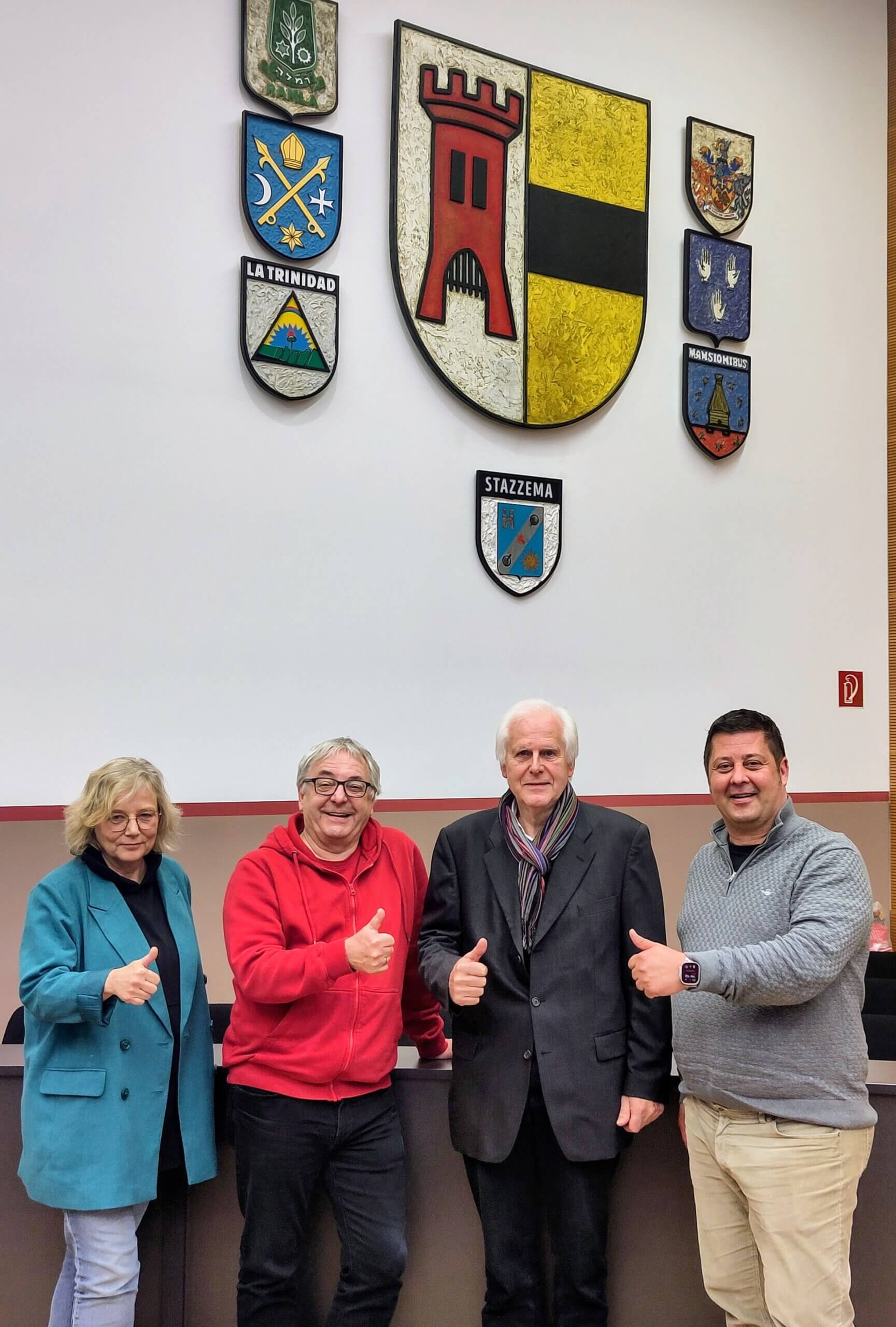 Heiner Napp Und SPD Fraktionsspitze