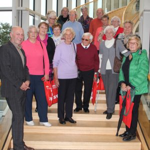 Frauenhilfe der evangelischen Kirchengemeinde Moers-Utfort zu Besuch im Düsseldorfer Landtag.